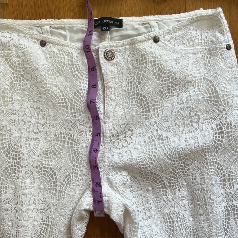 Vintage Y2K White Crochet Pants - Picture 5 of 10